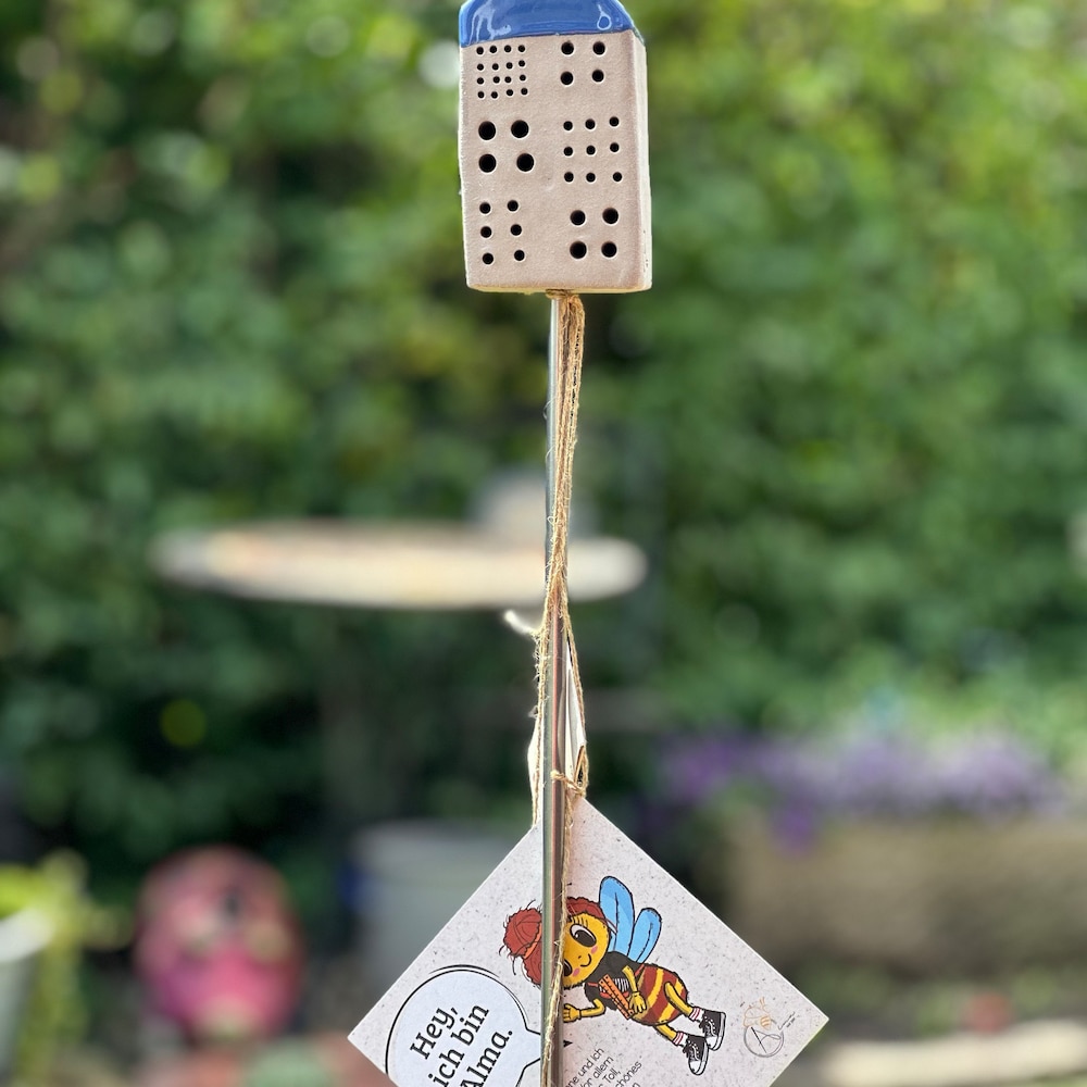 Bienensteinhaus groß blau