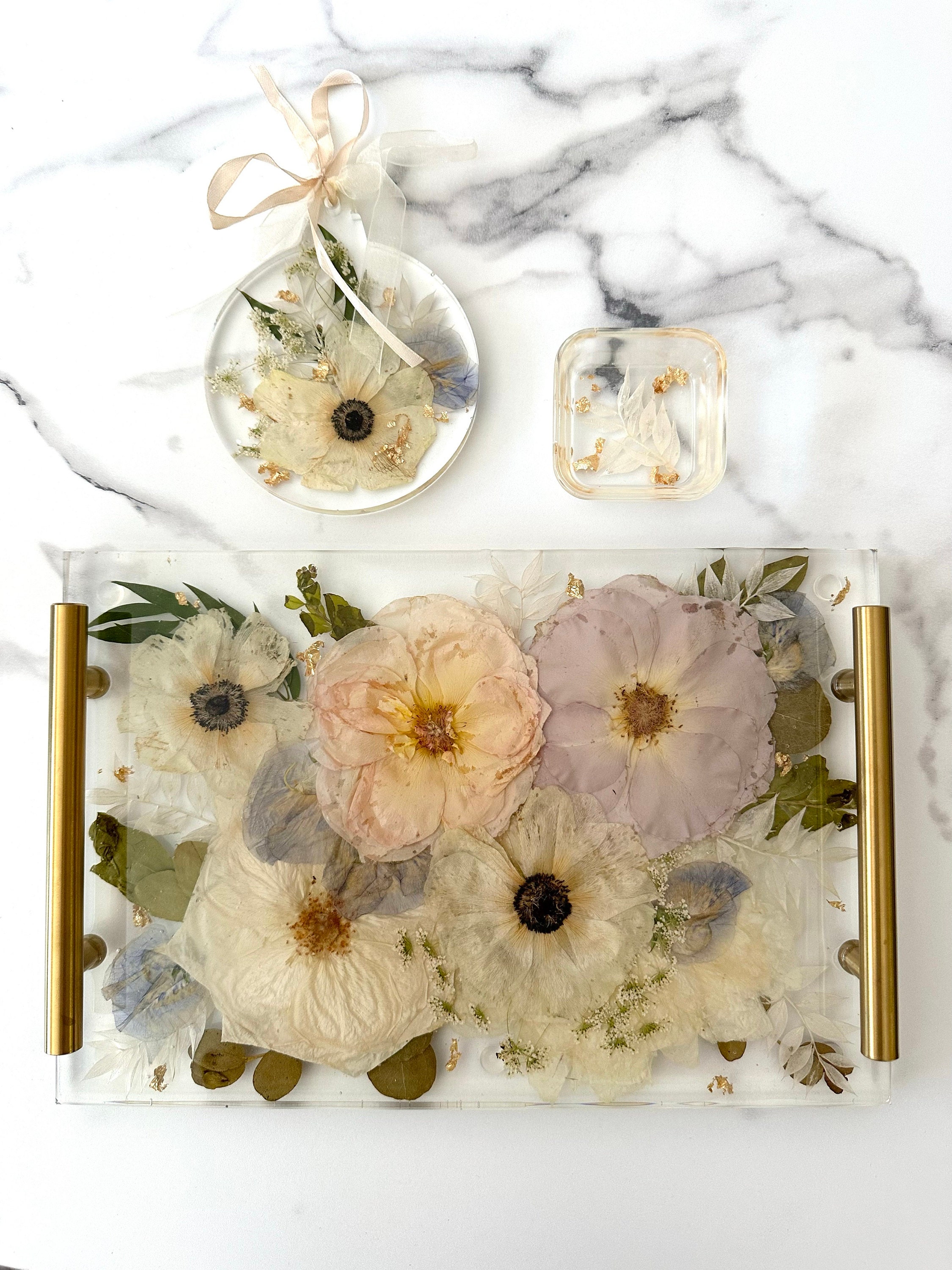 Preserved flowers from Crystal's etsy review