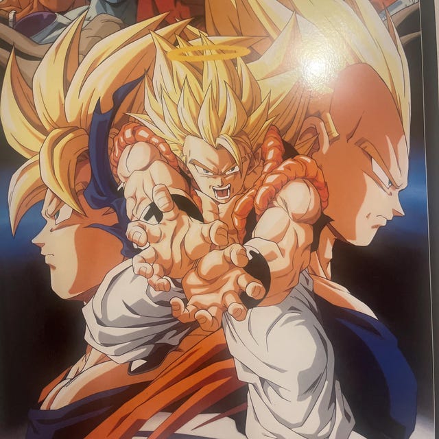 1989年 ドラゴンボールZ 段ボールポスター オリジナル スペイン製