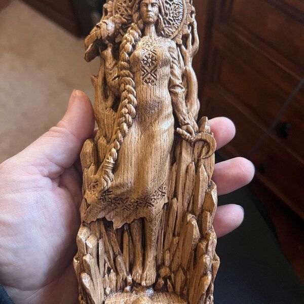 Morana Goddess of Death, Mara Figurine, Madder Statue of Slavic Goddess ...