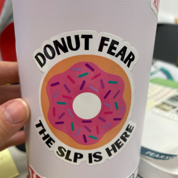 SLP Sticker | Speech Therapist Sticker | SLP Grad Gift | Cf Slp ...