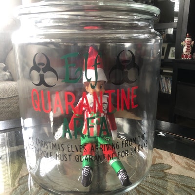Elf Quarantine SVG File Christmas Elf Quarantine Cut Files Christmas ...