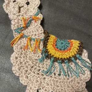 Crochet Llama/alpaca Applique For Scrapbooking Hair Clips Embellishment 