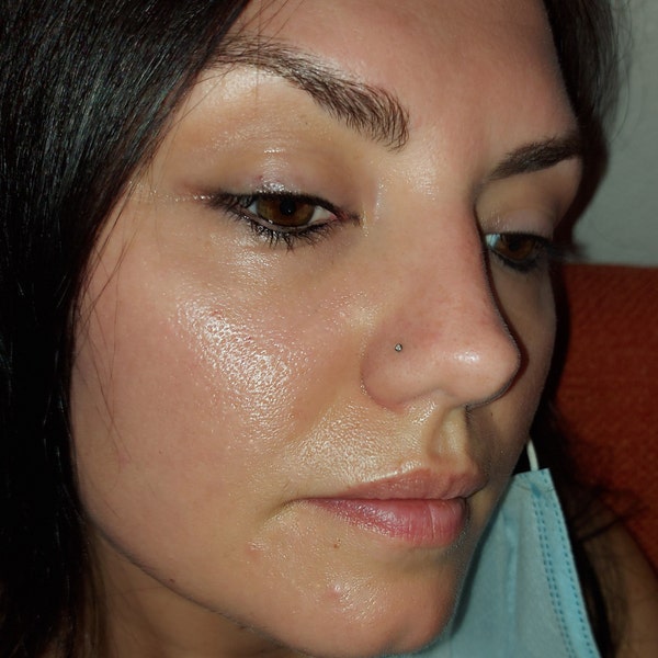 Titanium Labret Style Nose Ring Monroe Stud Threadless Push Pin 1.5mm ...