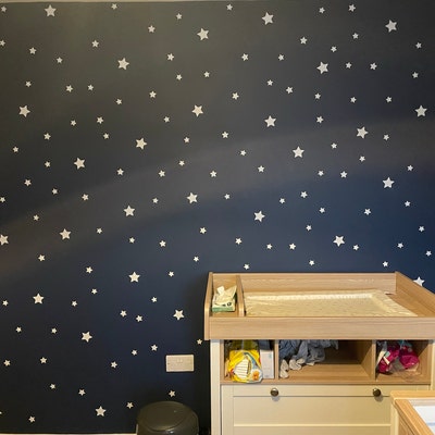 Moon & Stars Wall Decal Big Clouds Vinyl Art for Ireland
