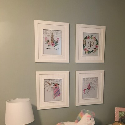 Unicorn Print, Unicorn Printable, Unicorn Print Set of 3, Unicorn Print Girls Room, Unicorn ...