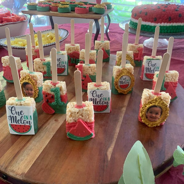 Custom YOUR IMAGES Rice Krispie Toppers Edible Precut - Etsy