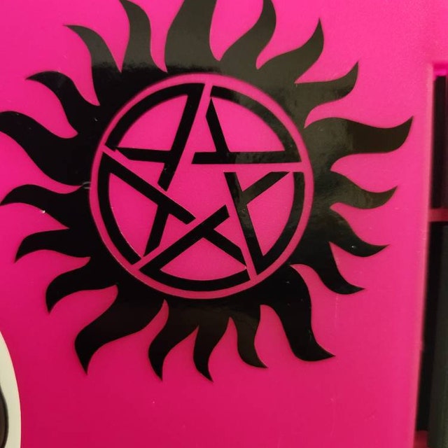 Autocollant Mural Vinyle Amovible Supernatural Symbol Series - Décoration Chambre - Neuf