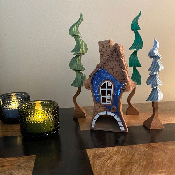 Whimsical Rainbow Trees Set of 3 - Etsy