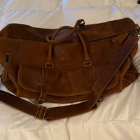 Personalized Mens Travel Bag Full Grain Leather Duffel Bag - Etsy Canada