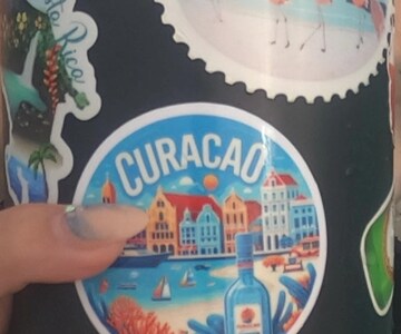 El Salvador, Stickers, Weatherproof Sticker,  Travel Journal, Suitcase Sticker, Luggage Stickers, Die Cut Stickers, 1