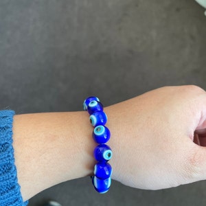 Evil Eye Stretch Bracelet for Protection, Good Luck and Great Energy - Etsy