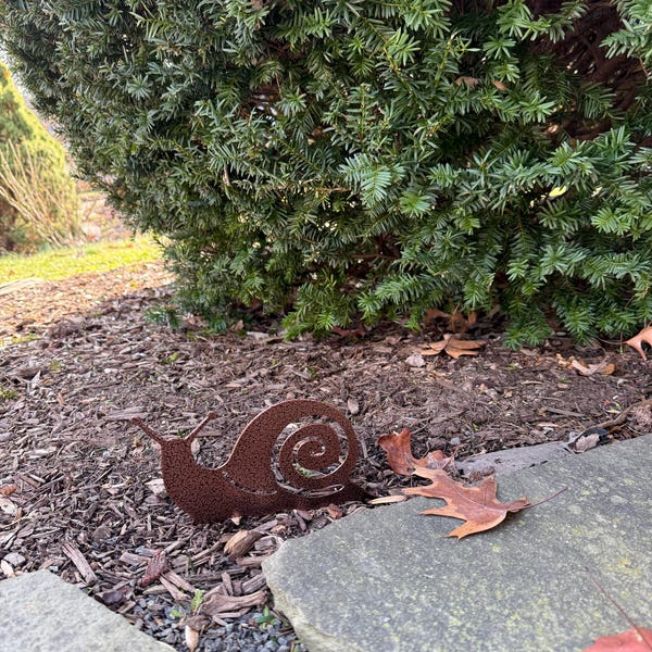 Rustic Metal Standing Rabbit Yard Art With Stake- Steel Bunnies- Metal ...