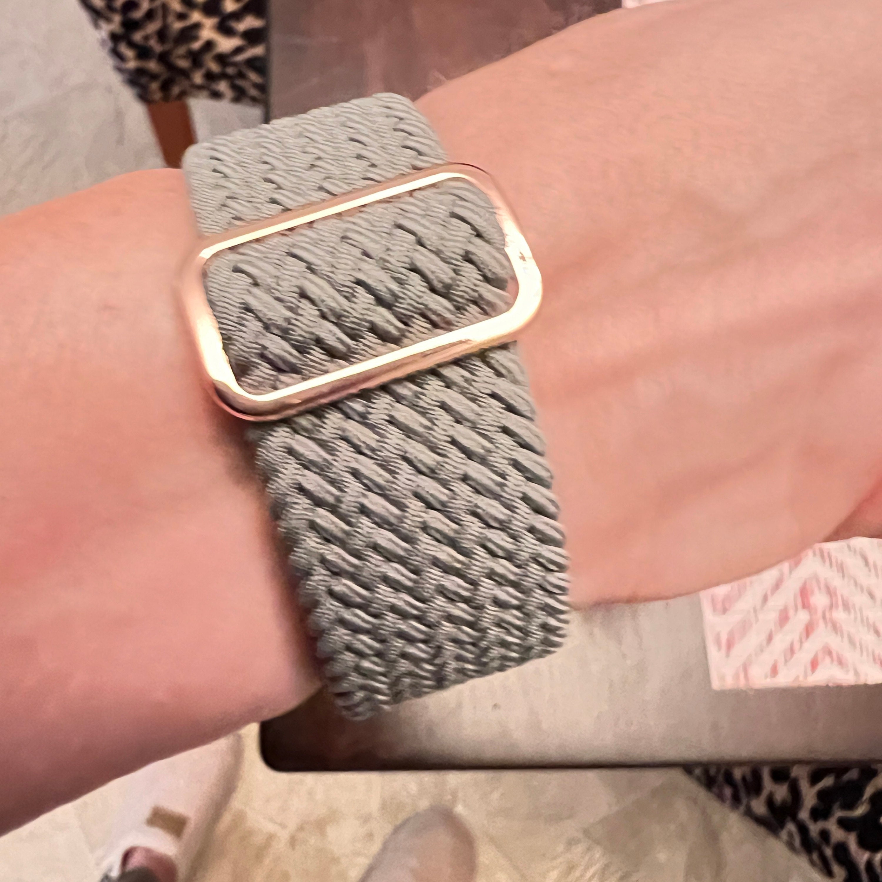 New color! Adjustable Braided Solo Loop Strap Band For Apple Watch Series 9 8 7 6 5 SE Knit Woven Band iWatch Loop 38mm 40mm 41 mm 42mm 49mm