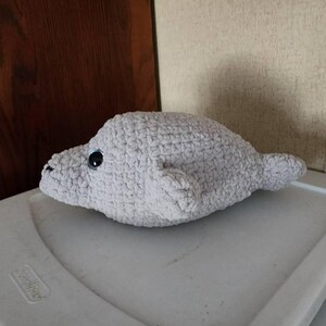 LOW SEW かぎ針編みマナティーあみぐるみパターン、ジュゴン、アザラシ