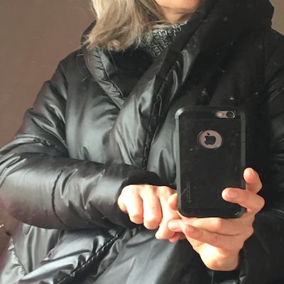 NEW Winter Extra Warm Asymmetric Extravagant Grey Hooded Coat ...