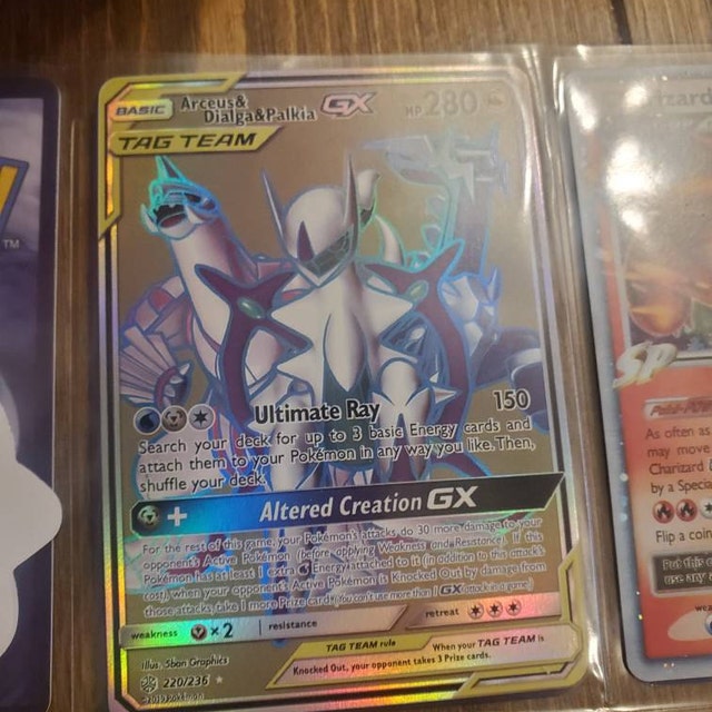 Buy Arceus Dialga Palkia GX / Cosmic Eclipse / 220/236 - 221/236