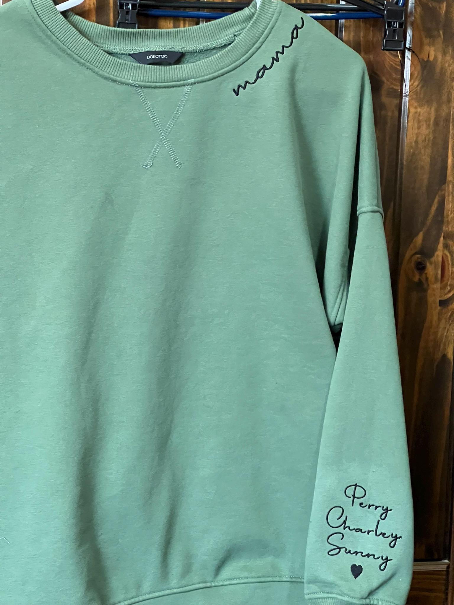 Customer photo for 10 Mama Embroidery fonts bundle