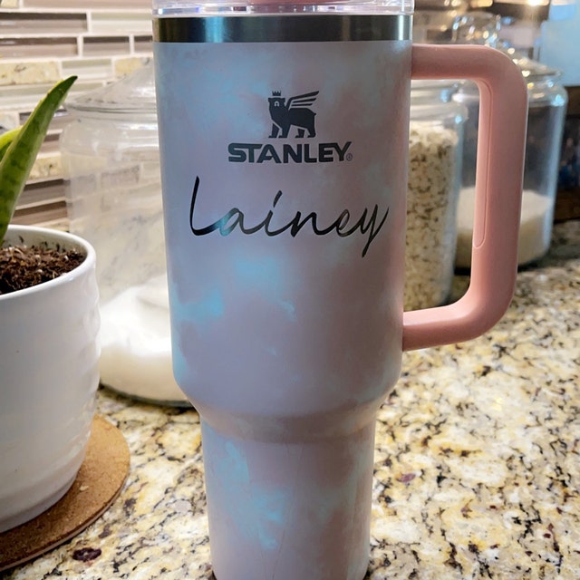 NWOT Stanley Adventure Quencher Tumbler 40 OZ Yarrow Yellow Limited Edition  - Stylish Stanley Tumbler - Pink Barbie Citron Dye Tie