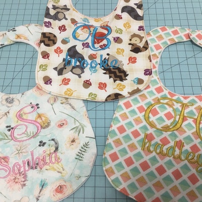 DIGITAL FILE for 3 Sizes Adorable Large ITH Hoop Baby Bibs - Etsy