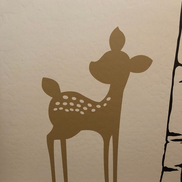 Fawn Vinyl Wall Decal Nursery Baby Girl Boy Children Etsy