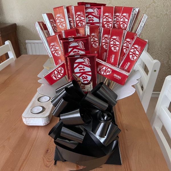 Kitkat Chocolate Bouquet Kit Kat Gift Birthday Gift Thinking of You ...