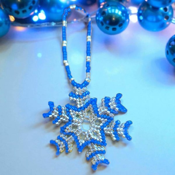 PDF Tutorial - Beaded Snowflake - Etsy