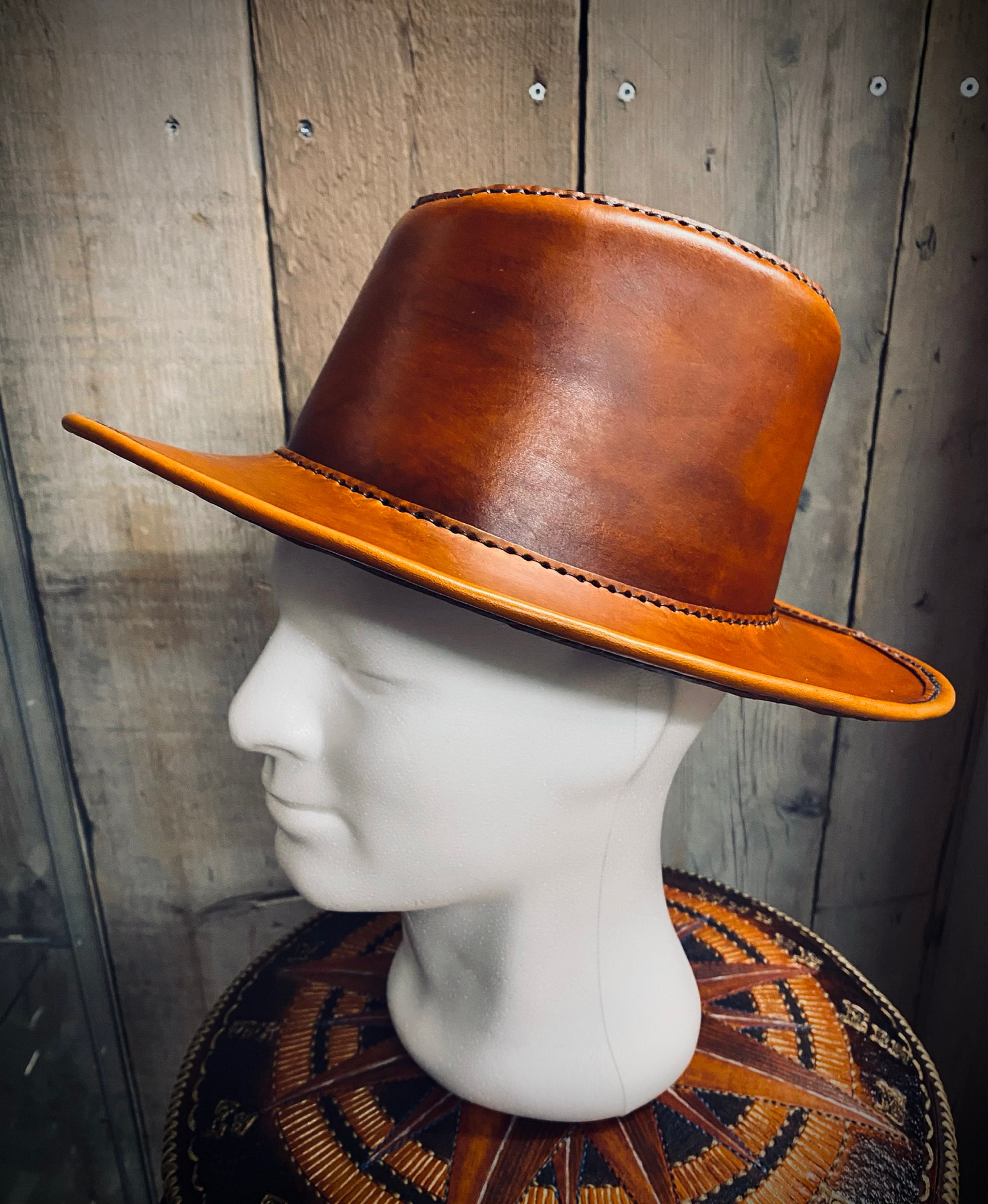 Leather Hat Pattern DIY Pattern Hat DIY Pdf Download Hat Leather Template Leather Hat