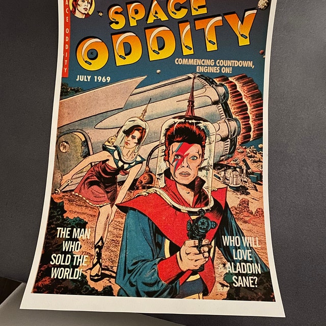 デヴィッド・ボウイ「スペース・オディティ」SFコミックブック