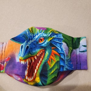 Dragons in Rainbow Bright Colors allover designed by Michael Searle 44 inches wide by Timeless Treasures 100/% Cotton Fabric TT-C6317 Bright