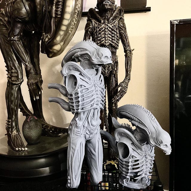 ALIEN BIG CHAP STATUE エイリアン Alien Big Chap 1:10 Art Scale Statue by Iron Studios | Sideshow