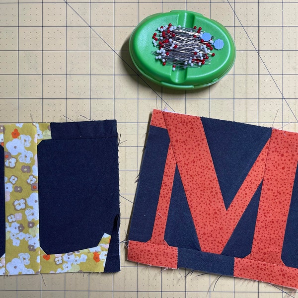 Quilt Block Alphabet / PDF Pattern / Paper Piecing Quilt Patterns ...