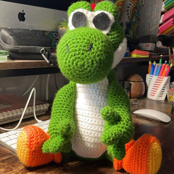 Yoshi Pattern Amigurumi Crochet PDF - Etsy