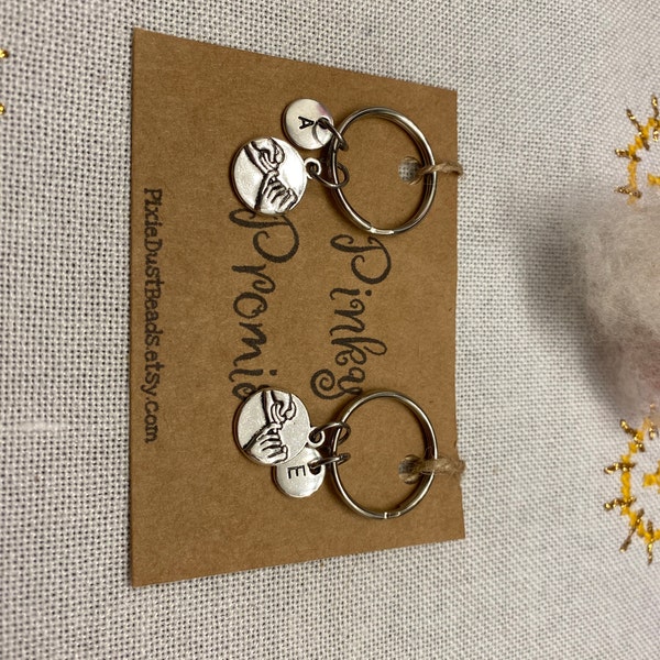 Swear Key Rings Pinky Swear Keyring, Pinky Promise Keychain, Pinky Promise, Pinky ...