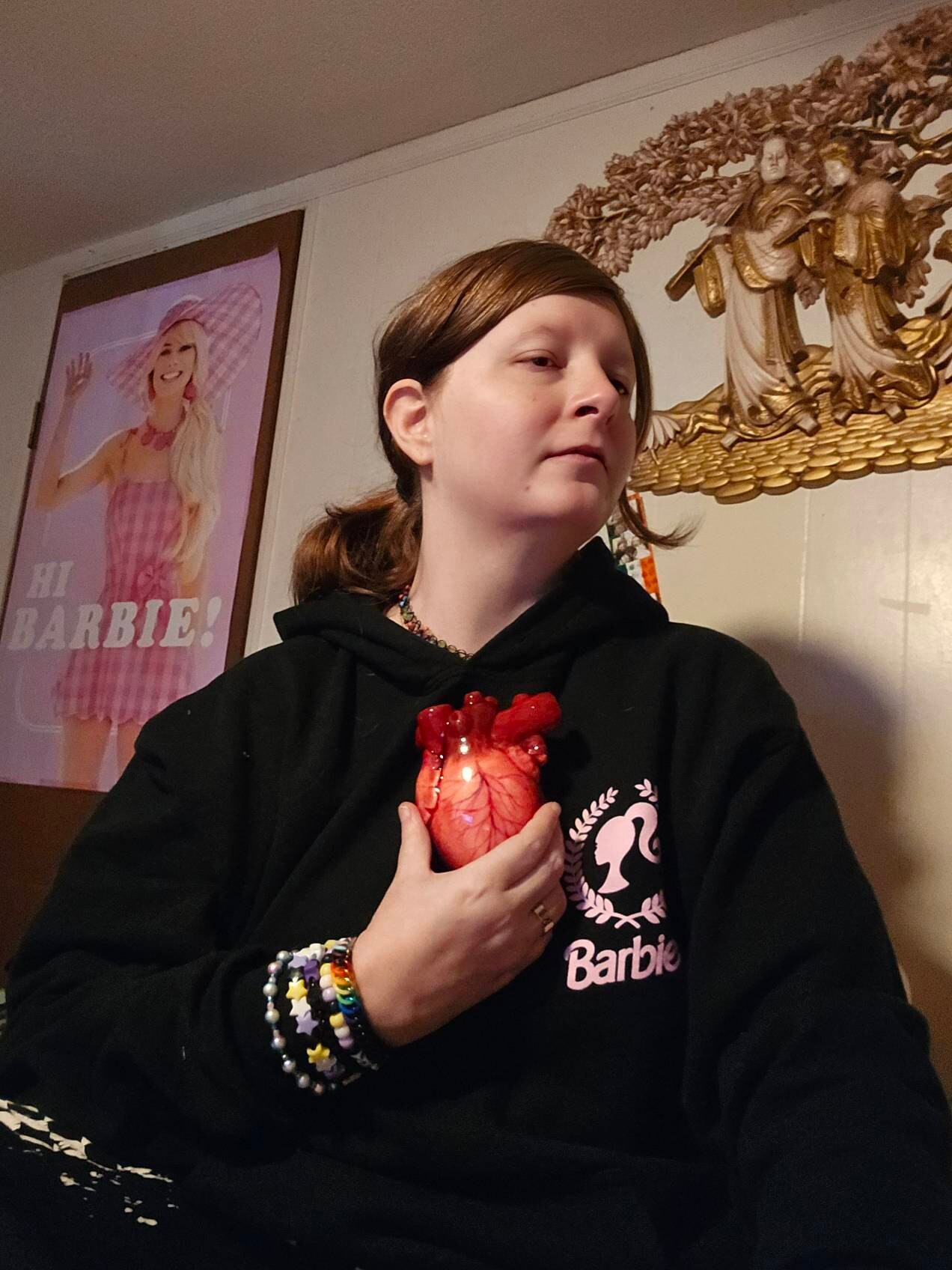 Life Size Human Heart,Handmade Heart,Realistic Heartc,Bloody Heart