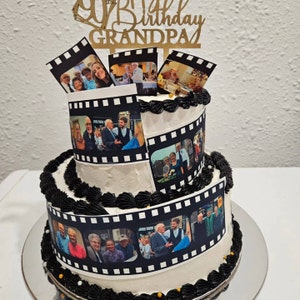 Happy 80th Birthday Cake Topper, Custom Cake Topper for Birthday With ...