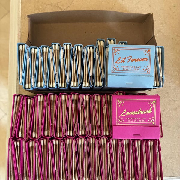 Tropical Palm Tree Matchbox - Wedding Favor Matches, Wedding Decor ...