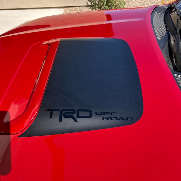 2025 + Toyota 4runner 6th Generation Hood Lettering Decal Set (TRD Off ...