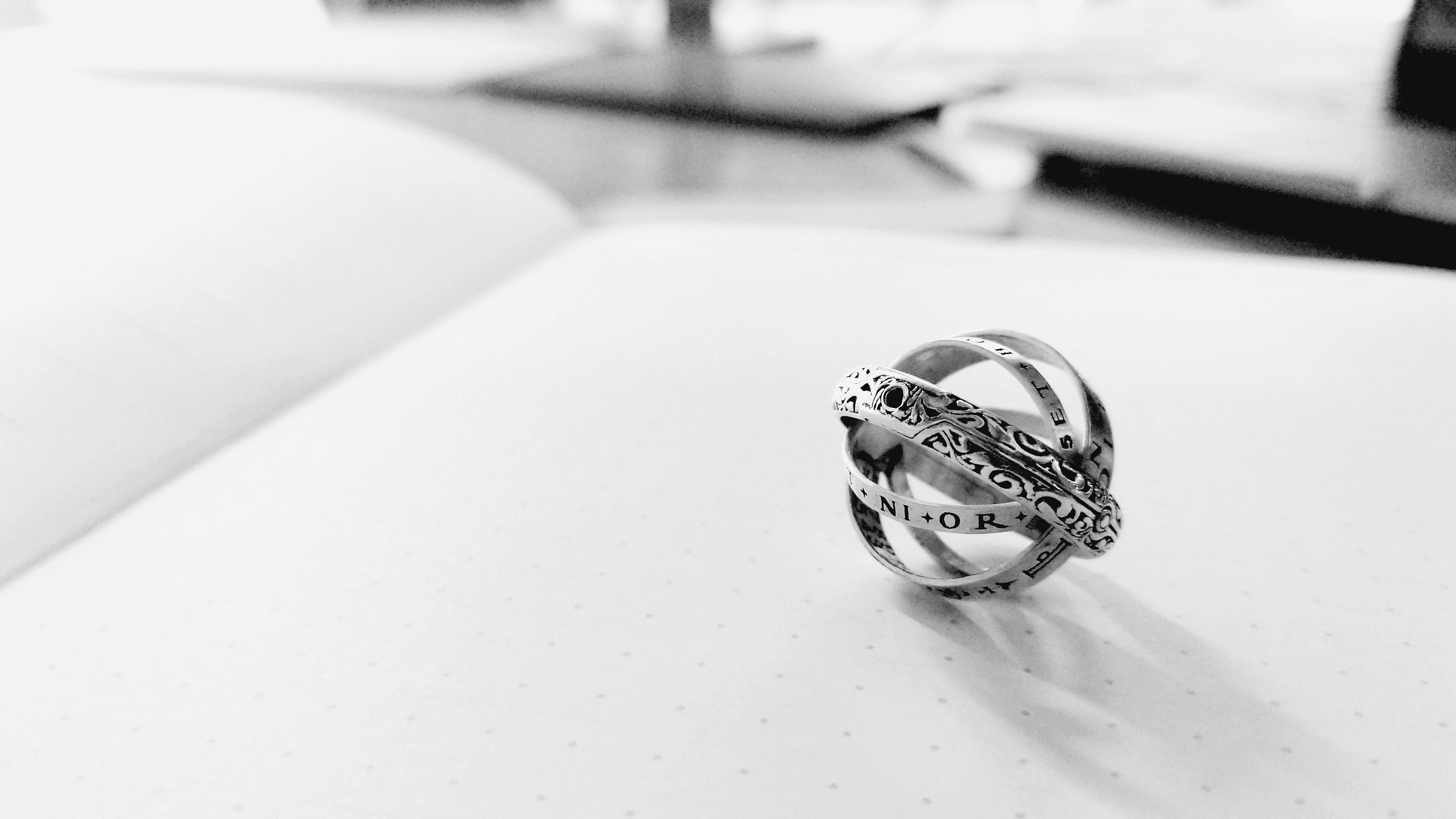 Personalized Birthstone Astronomical Engagement Ring | Unique Vintage Wedding Ring for Men/Women, Couple&#39;s Gift