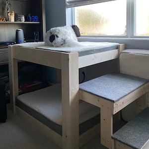 The busterthe ORIGINAL King Size Dog Bed Platform, Dog Bed Extender ...