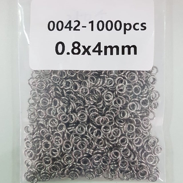 GMMA 1400 Pcs Mixed 6 Sizes/Box Jewelry Making Jump Rings, 4mm 6mm 5mm 7mm  8mm 10mm Jump Rings with 1Pcs Jump Ring Open/Close Tool for Keychains