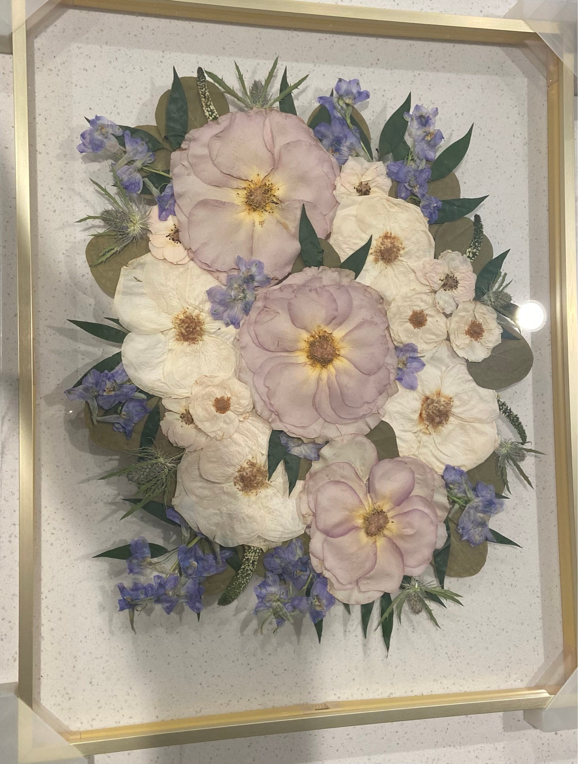 Preserved flowers from Sommer's etsy review