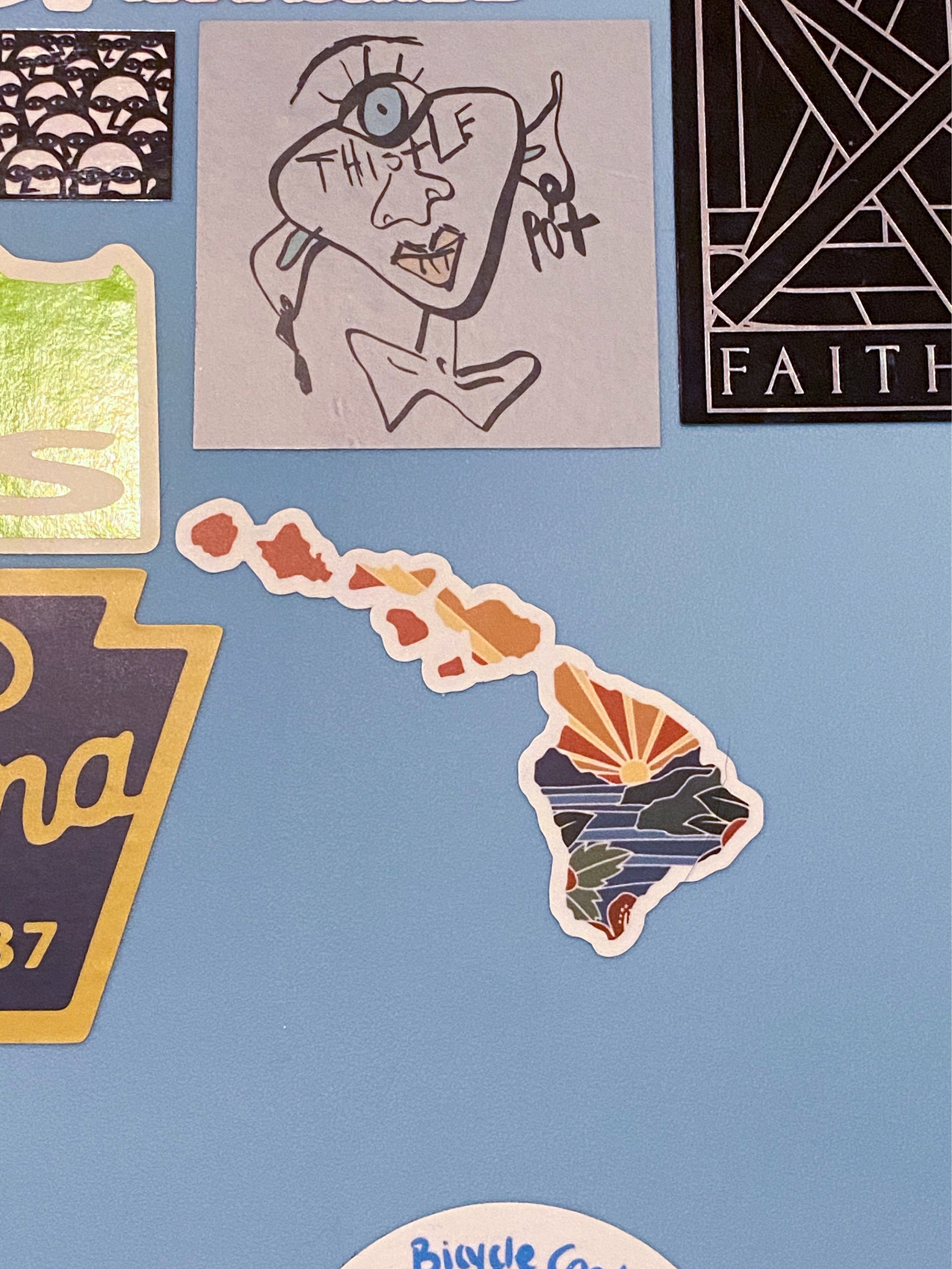 Hawaii Durable Sticker | High Quality Bumper Sticker | United States Vinyl Decal | Weatherproof Sticker | Water Bottle Sticker | 4&quot;