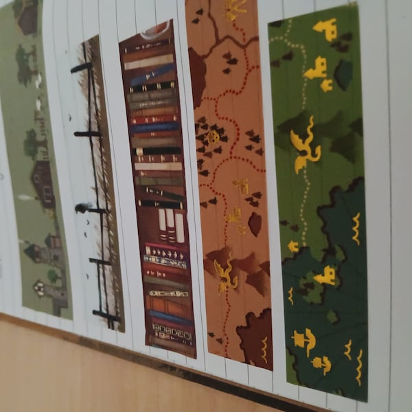 Fantasy Maps Gold Foil Printed Washi Tape, 20mm Washi Tape, Cartography ...
