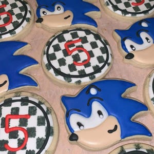 Juego De 3 Cortadores De Galletas De Sonic El Erizo - Temática Videojuegos, PLA+, Personalizables - Para Repostería