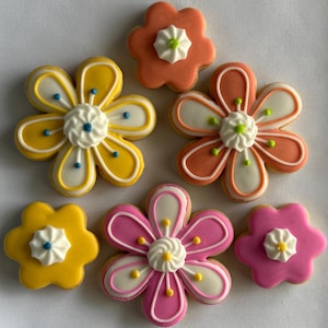 Lot 6 Emporte-Pièces Acier Inoxydable Fleurs Marguerite Tulipe Papillons - Moules Biscuits Pâtisserie