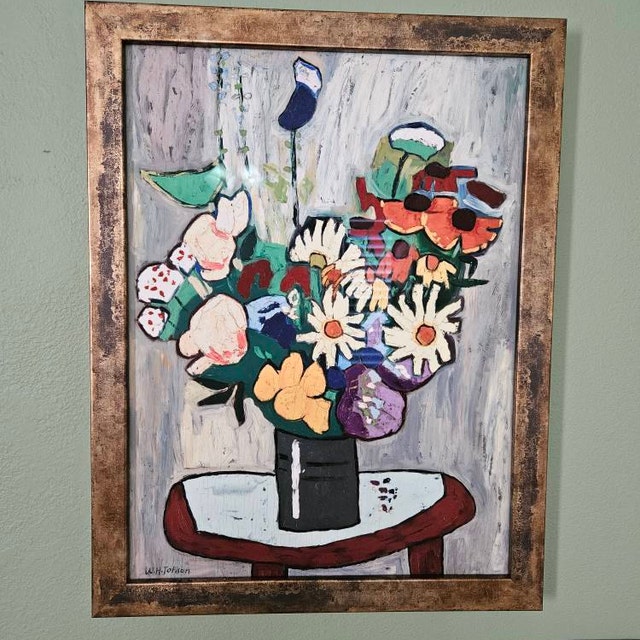 William H. Johnson Flowers Giclee Print, African American Art - Etsy