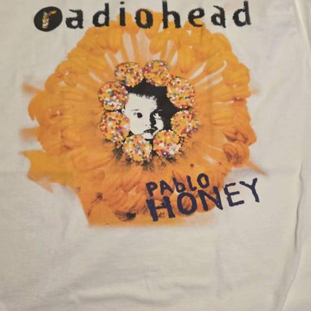 Radiohead Pablo Honey Album Music Rock Band T-shirt Heavy Cotton