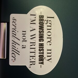 Writer Author Sticker Stickers for Writers - Etsy