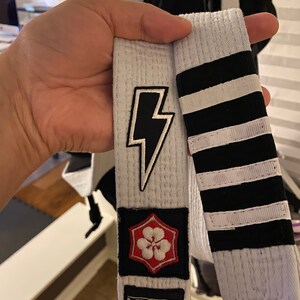 Thunderbolt Iron-on Patch, Lightning Bolt Badge, DIY Embroidery ...